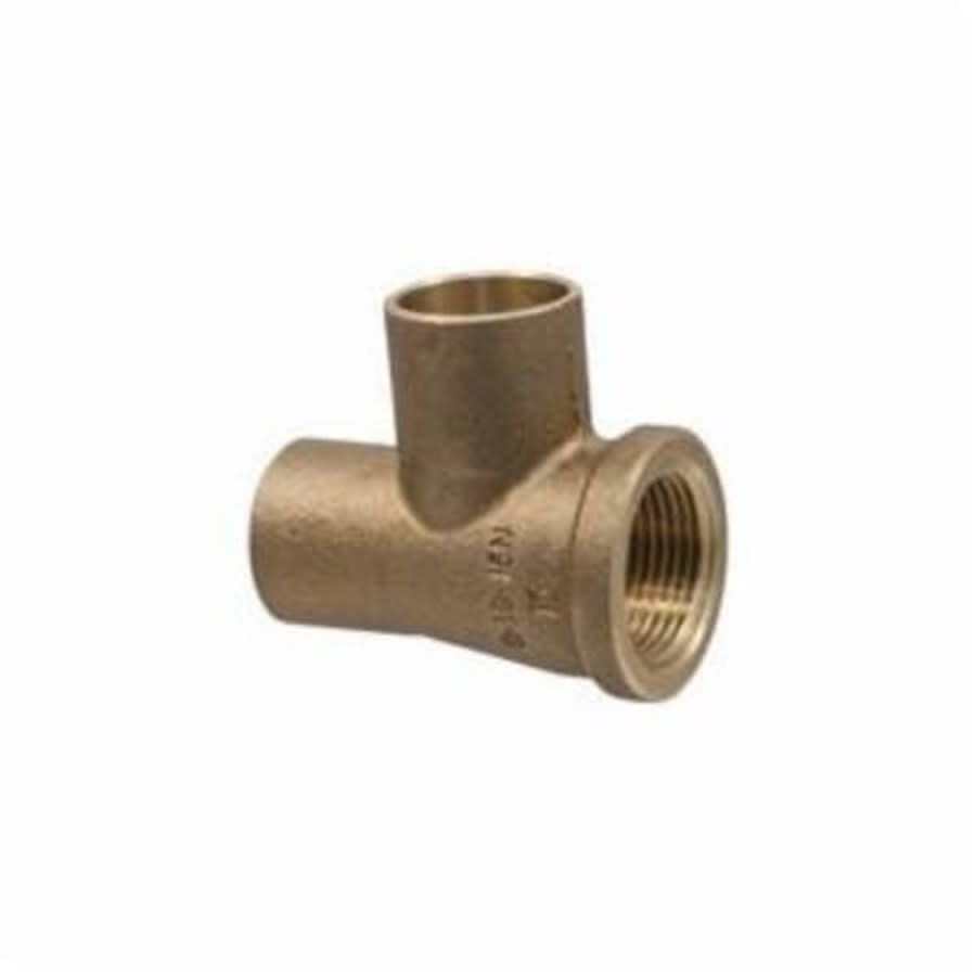 Tee, 1 in, C x FNPT x C, Copper