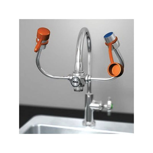 EyeSafe-X™ Eyewash, Faucet Mounting, Pull Knob Operation