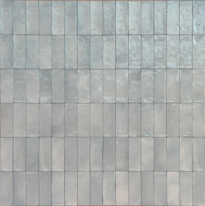 Rice Grigio Rectangle 3X8 Glossy