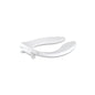 Lustra™ Toilet Seat, Elongated Bowl, Open Front, Less Cover, Plastic, White