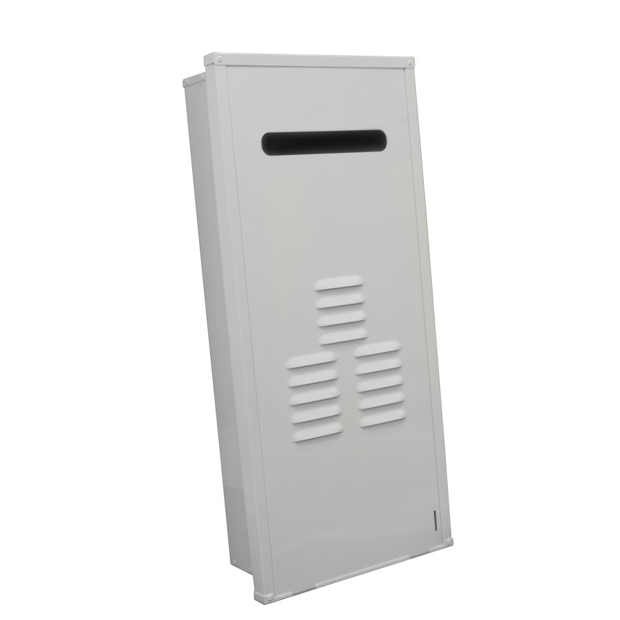 Recess Box, For Use With Model V2020W(C)/R53e/C53e, V1616W(C)/R42e/C42e, VA2024WD/R63LSe and VAM1620with V53e, Aluminum, White