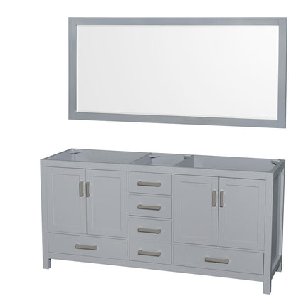 Sheffield Double Bathroom Vanity - 70.75W x 35H x 21.5D
