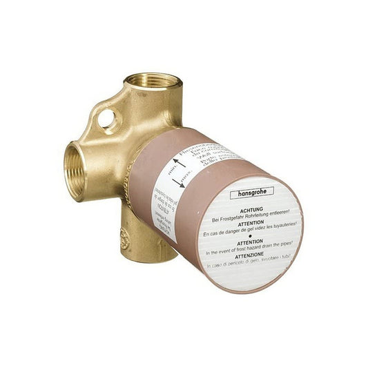 Trio Rough-In Director Valve, 3/4 in, FNPT, 2 Ways, 44 psi, 17 gpm, Brass Body