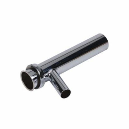 Tubular Branch Tailpiece, 1-1/2 in, Tube x Slip Joint, 20 ga, Chrome