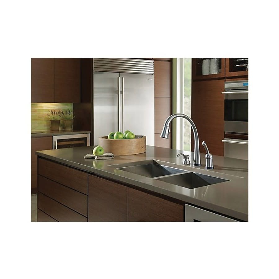 Pilar® Soap Dispenser, Deck Mount, Arctic Stainless