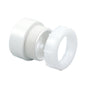 Trap Adapter With Washer and Plastic Nut, 1-1/2 in, Hub x Slip Joint, DWV, PVC