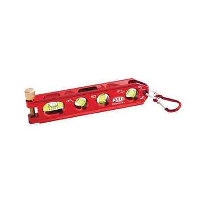 Torpedo Level, 6-1/2 in L, 4 Vials, Aluminum, 3/4 mm