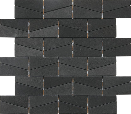 Stone a la Mod Urban Bluestone Wedge, Straight Edge 2X3 Polished