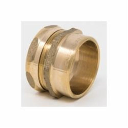 DWV Slip Joint Adapter, 1-1/4 in, C x Slip Joint, Copper