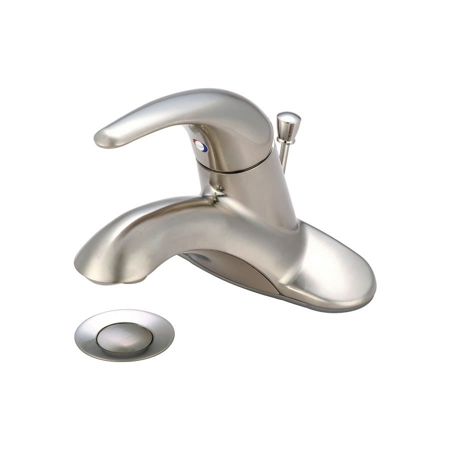 Legacy Centerset Lavatory Faucet, ADA, 1 Handle, 2-Hole, 1.5 gpm, PVD Brushed Nickel