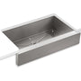 Vault 35-1/2" Single Basin Under-Mount 18-Gauge Stainless Steel Kitchen Sink with Self Trimming