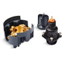 Rite-Temp 1/2 Inch Pressure Balancing Valve and Cartridge Kit with PEX Crimp Connections
