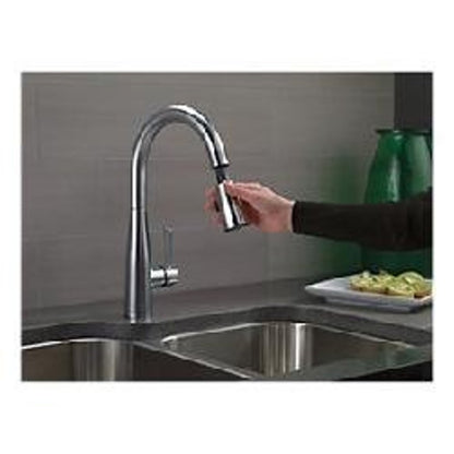 Essa® Kitchen Faucet, Deck Mount, ADA, 1 Lever Handle, 1 or 3-Hole, Arctic Stainless