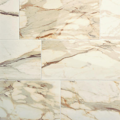 Panoramic Duet Calacatta Topaz Rectangle 12X24 Polished