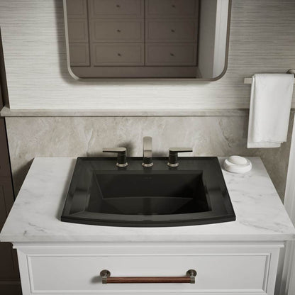 Archer 22-5/8" Drop In Bathroom Sink with 3 Holes Drilled and Overflow