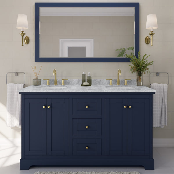 Avery Double Bathroom Vanity - 60W x 35H x 22D