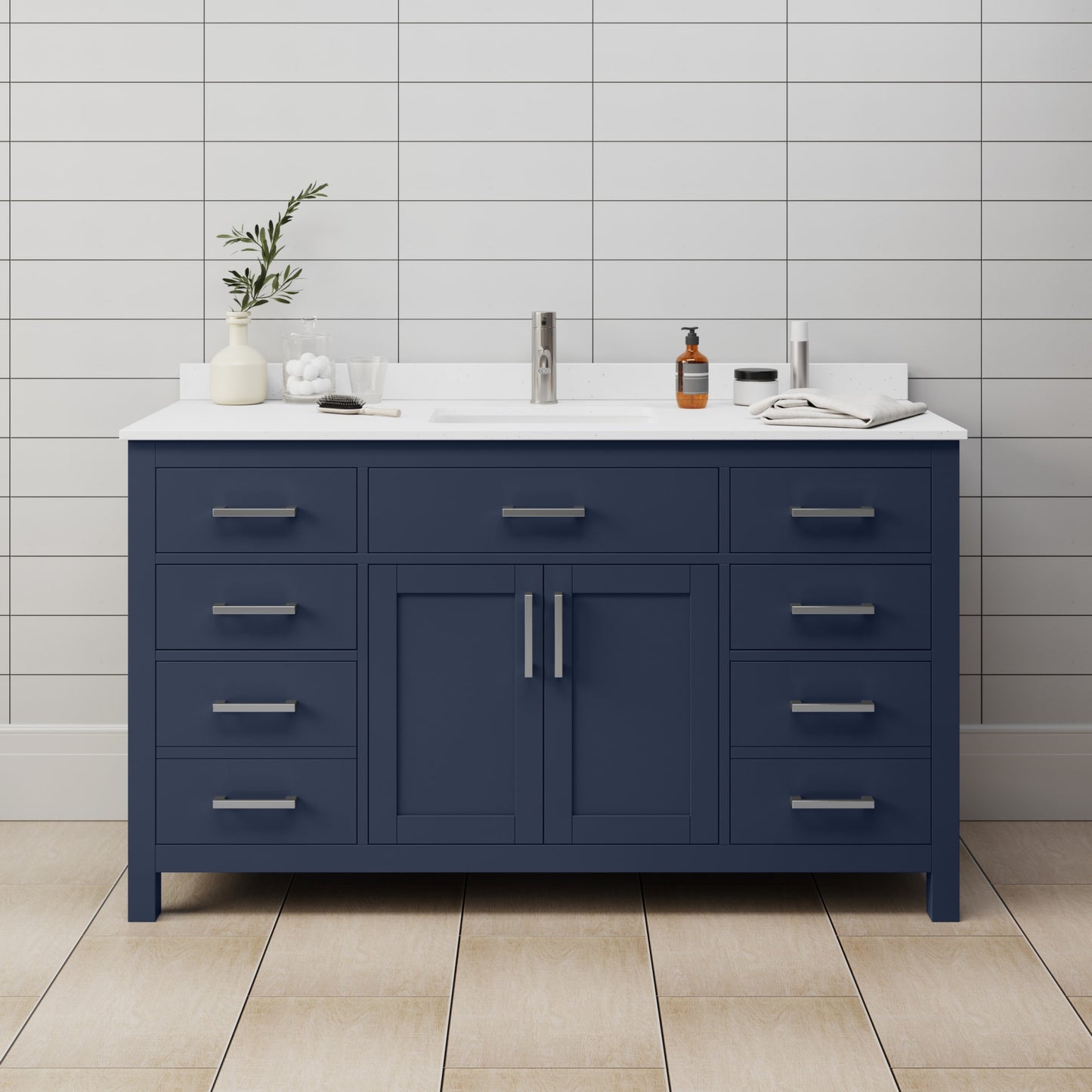 Beckett Single Bathroom Vanity - 60W x 35H x 22D