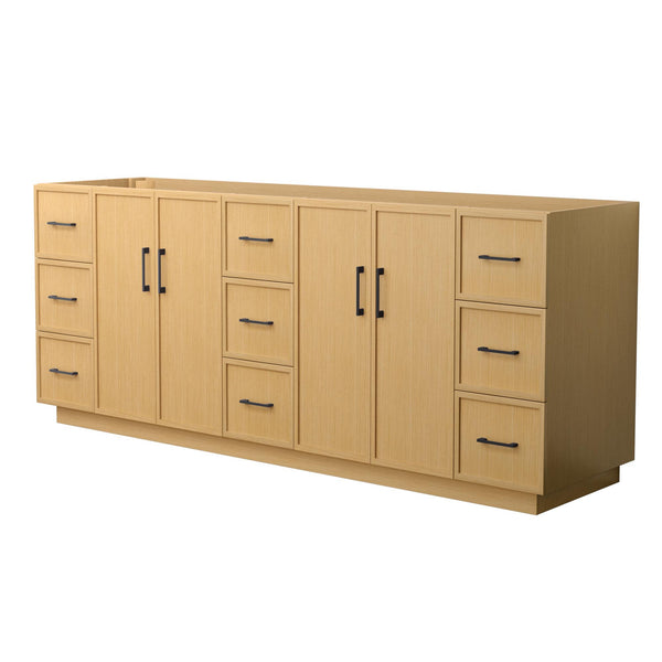 Elan Double Bathroom Vanity with Toe Kick - 83W x 34.25H x 21.5D