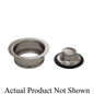 Flange and Stopper Set, Polished Chrome