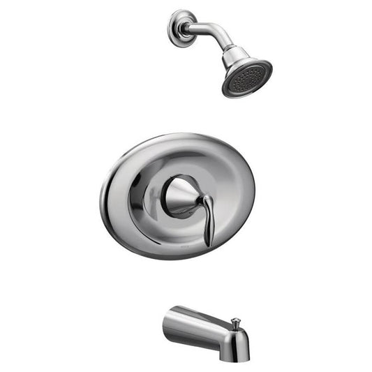 Eva™ Pressure Balanced Tub & Shower Trim, ADA, Polished Chrome