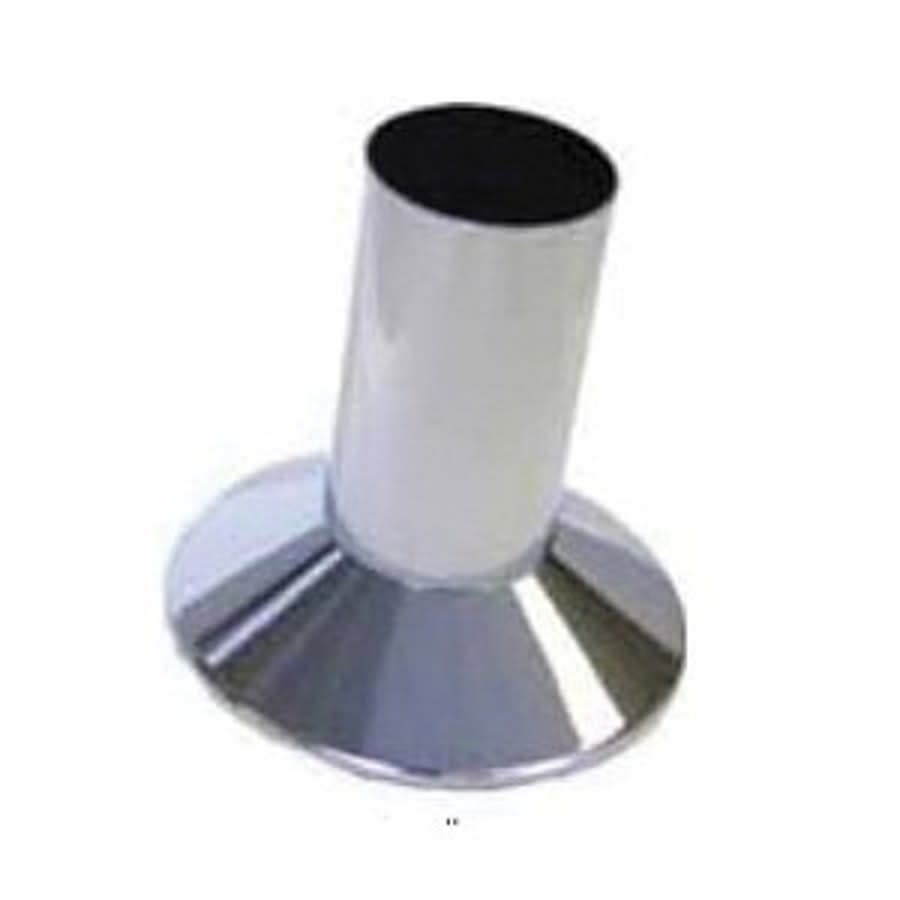 Escutcheon, For Use With Harcraft, 1-1/8 in ID x 2-7/8 in OD, 2-5/8 in H, Polished Chrome