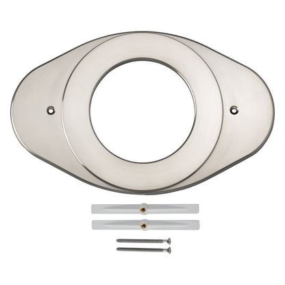 Replacement Shower Renovation Cover Plate, 5-1/8 in, 13 in L x 8-1/8 in H, Stainless Steel