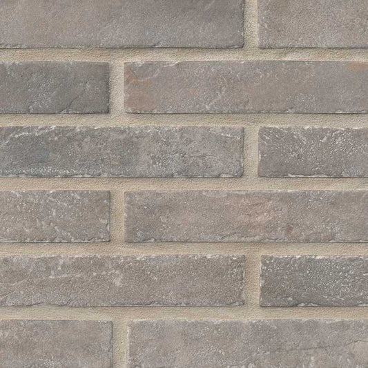 Brickstone Taupe Porcelain Tile 2x10