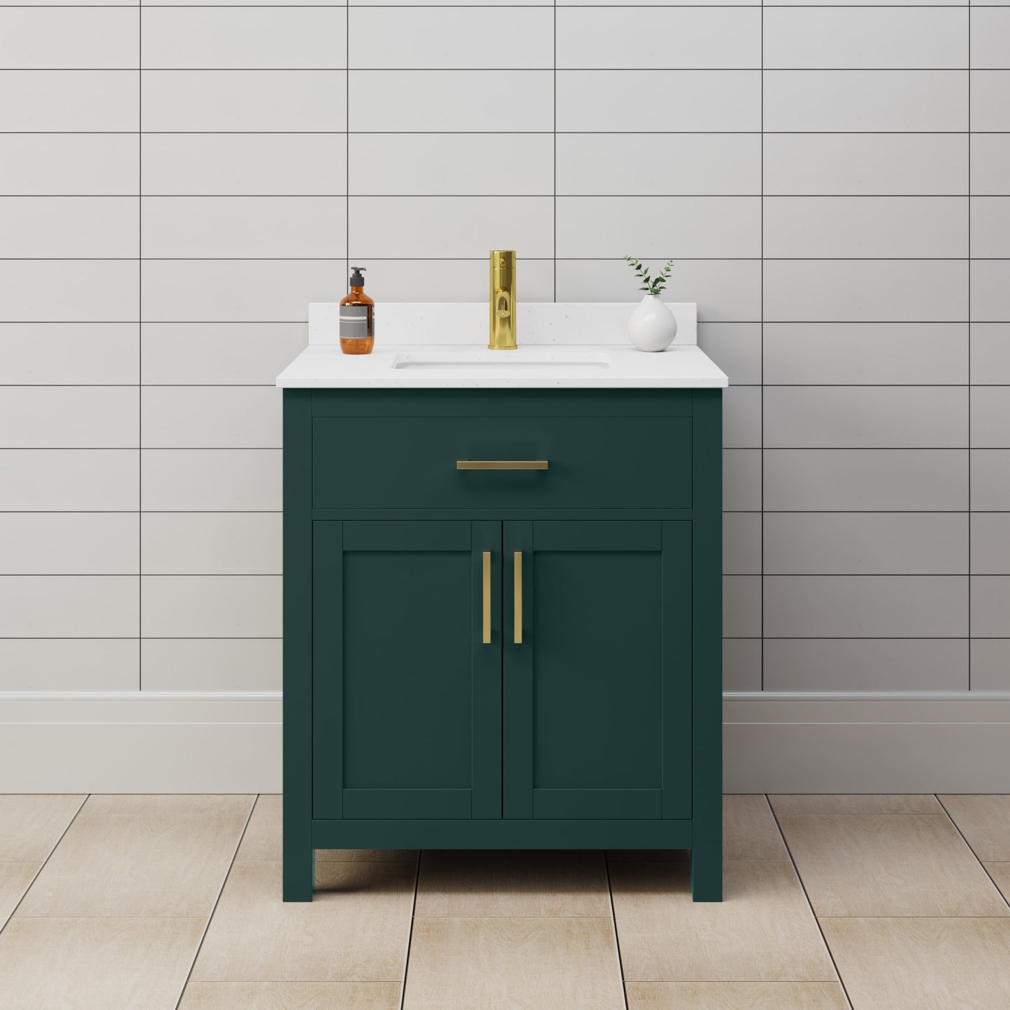 Beckett Single Bathroom Vanity - 30W x 35H x 22D