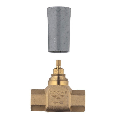 Concealed Valve, 3/4 in, NPT, Brass Body