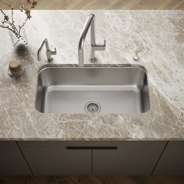Undertone 31-1/4" Undermount Single Basin Kitchen Sink with SilentShieldâ¢ Technology