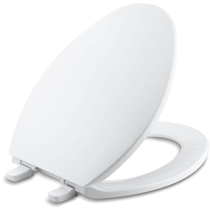 Brevia Q2 Elongated Closed-Front Toilet Seat with Quick-Release and Quick-Attach Hinges