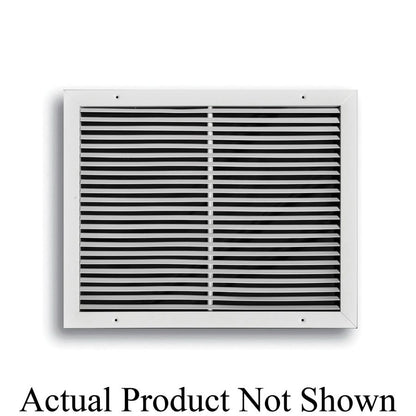 Fixed Bar Type Return Grille, 20 x 30 in, No Damper, Steel, White