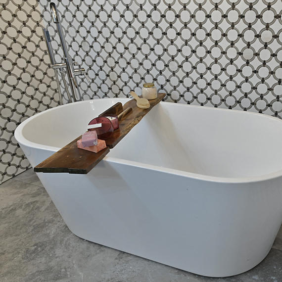 Marble Attache Crux Rectangle 24X48 Satin