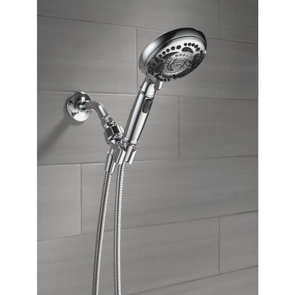 Adjustable Shower Arm Mount with Hand Shower Cradle