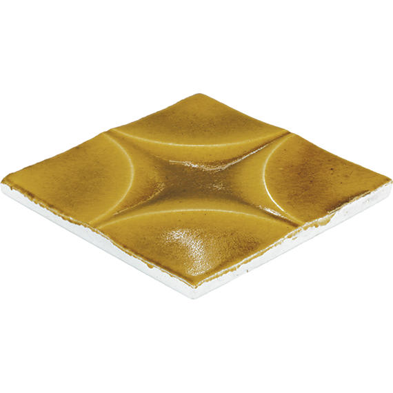 Contempee Marigold Square, Handcrafted 4X4 Glossy