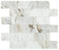 SimplyStick Mosaix Daphne White Brick 2X4 Polished