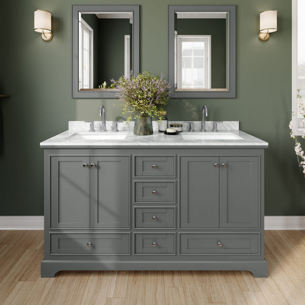 Deborah Double Bathroom Vanity - 60W x 35H x 22D