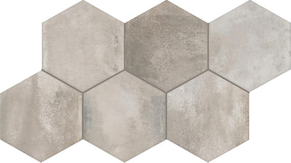 Cotto Revival Ash Hexagon 8X9 Matte