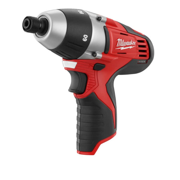 M12™ Compact Lightweight Cordless Driver, 1/4 in, Chuck, 12 VDC, 750 rpm No-Load, 7-1/2 in OAL, Lithium-Ion Battery