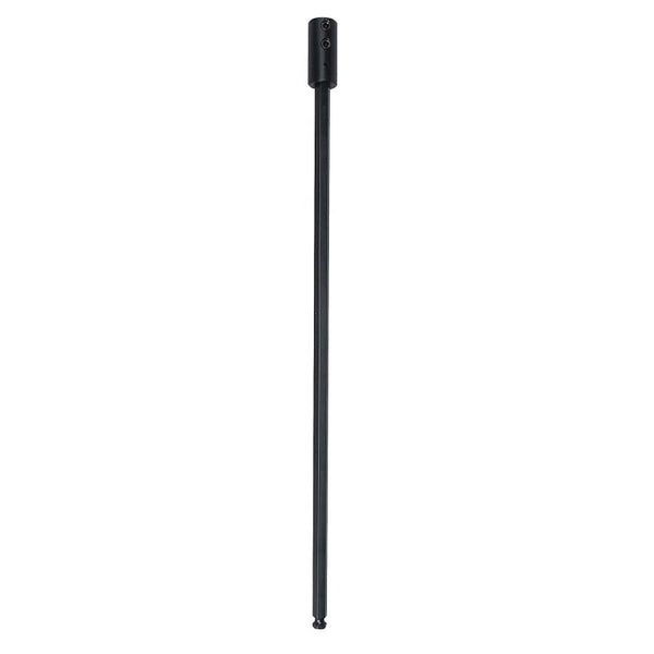 Hole Saw Extension, 1/2 in, Shank, For Use With 1L, 2L or 3L Hole Saw, Carbon Steel, Black Oxide
