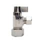 Quarter Turn Angle Stop, 5/8 x 3/8 in, Comp, Chrome