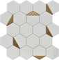 THASSOS HEXAGON 12X13 MOSAIC