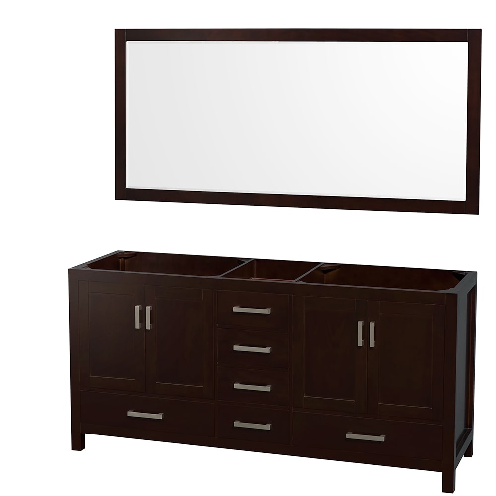 Sheffield Double Bathroom Vanity - 70.75W x 35H x 21.5D