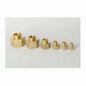 WARDFlex® Gas Adapter, 1 x 3/4 in, Comp x MNPT, Brass