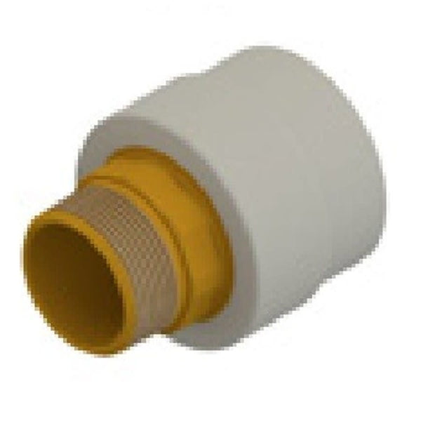 Male Adapter, 1-1/4 in, Socket Fusion x MNPT, Brass/PP-RCT