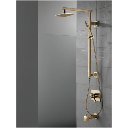 Emerge 26" Angular Shower Column with Hose and Integrated Diverter - Less Shower Head and Hand Shower