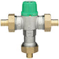 Aqua-Gard® Mixing Valve, 1/2 in, PEX, Bronze, Satin Nickel