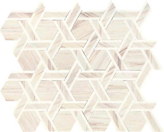 Fonte Pier White Blend Picket, Straight Edge 2X6 Mix
