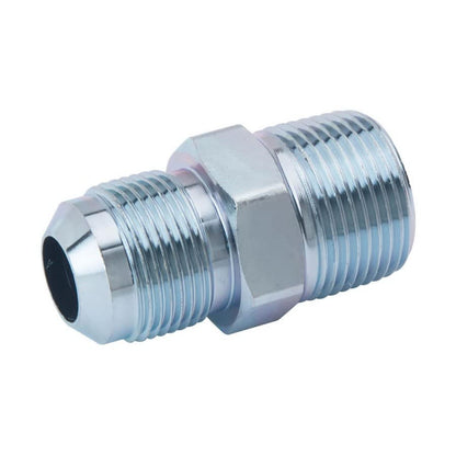 Gas Male Adapter, 5/8 x 3/4 in, Flare x MNPT, Steel