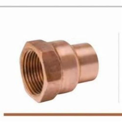 Female Adapter, 1 x 3/4 in, Fitting x FNPT, Wrot Copper